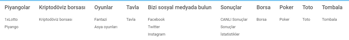 1xBet Diğer Oyun Seçenekleri