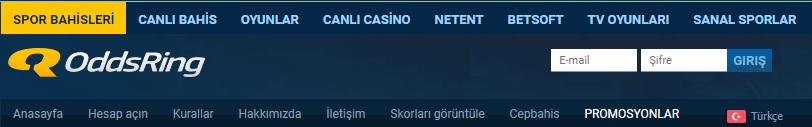 Oddsring Giriş