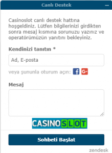 casinoslot canlı destek