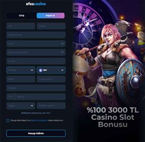 EfesCasino Üyelik